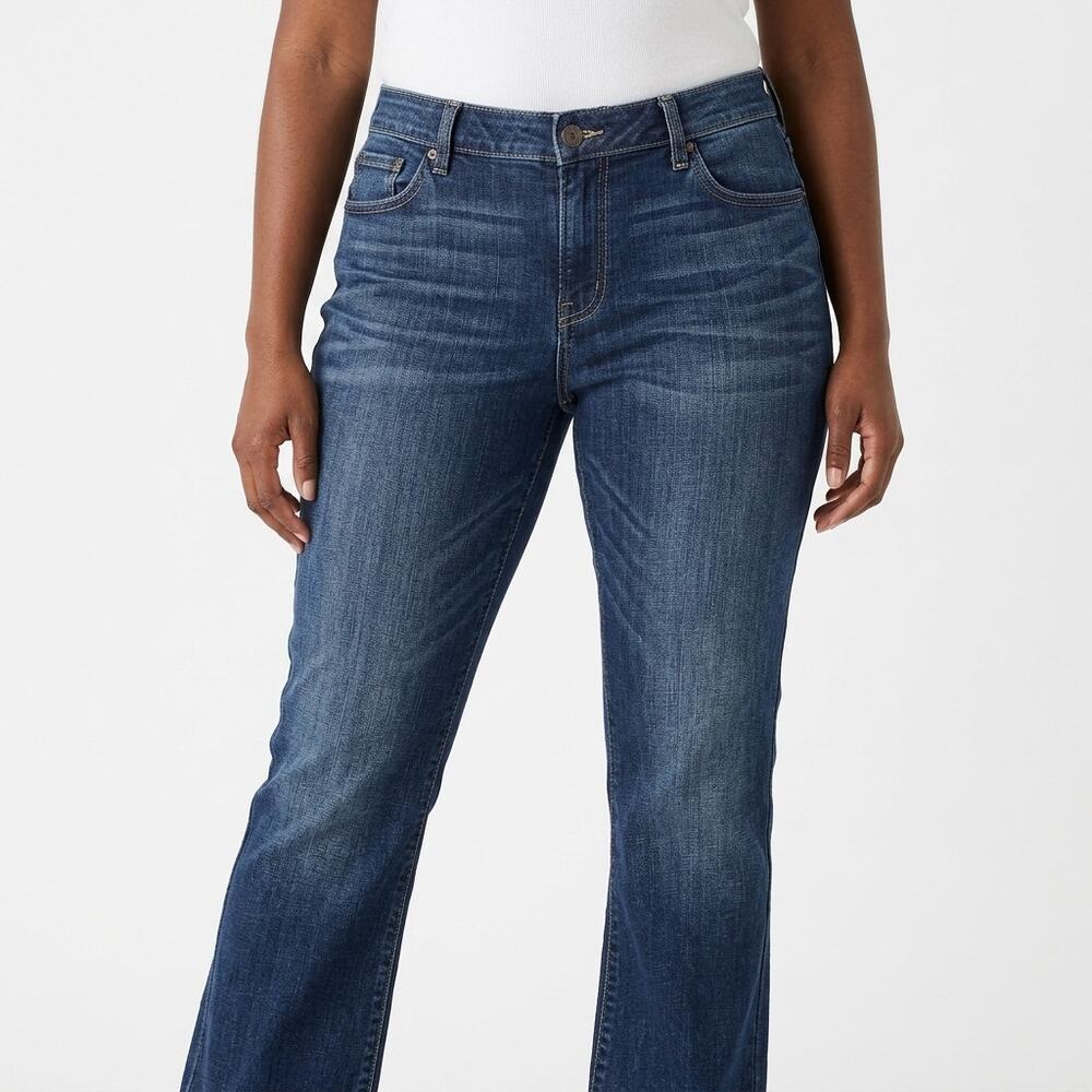 Lucky Brand Ginger Boot Blue Stretch Jeans Women Plus Size 24W